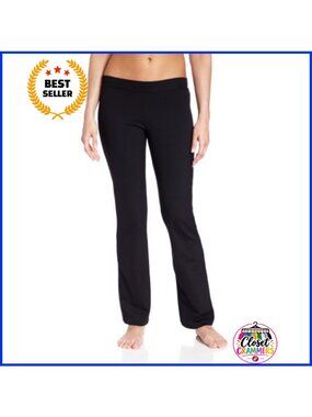 Capezio Dance Pants Nylon Spandex Pleated Flared Straight Leg